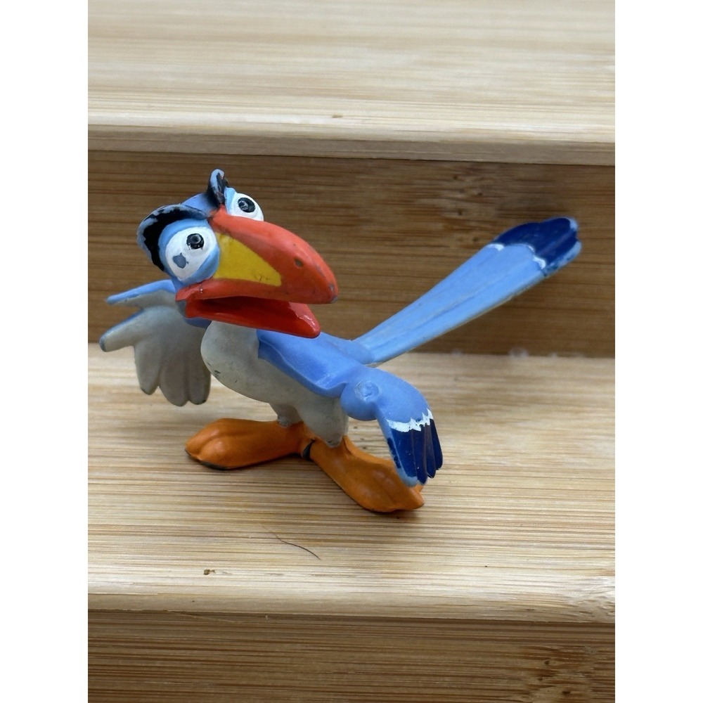 The Lion King Zazu Bird Red Billed Hornbill Disney PVC Plastic Figure Small Toy